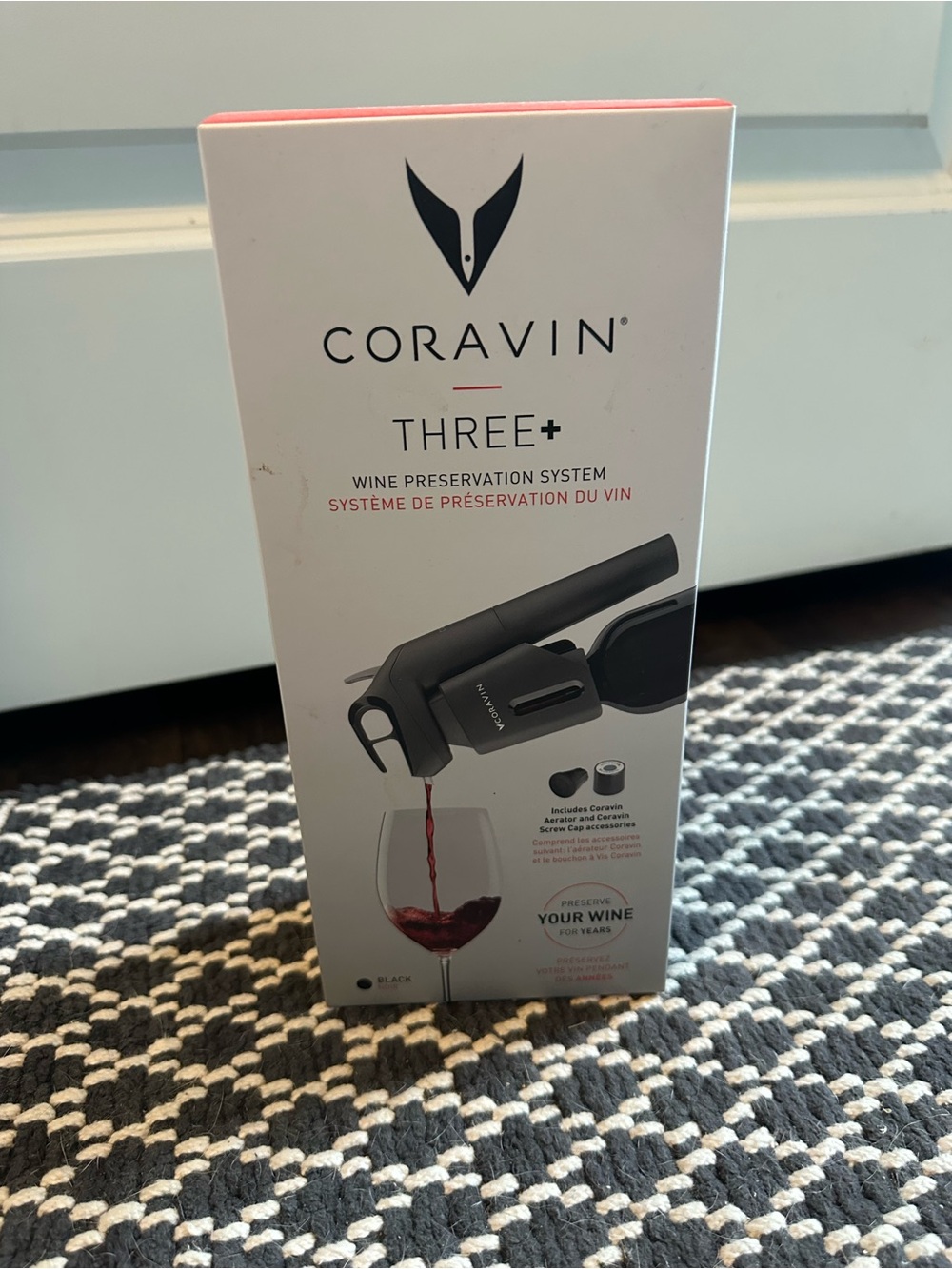 Coravin Three * Wine Preservation System! New in Box! Color: Black